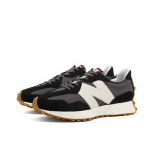 ⁦New Balance 327 Black and white⁩ – תמונה ⁦3⁩