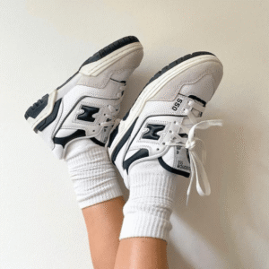 New Balance 550 White Black - נעלי ניו באלנס – תמונה 3