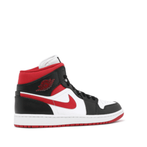 Nike Air Jordan 1 Mid Black Gym Red – תמונה 3