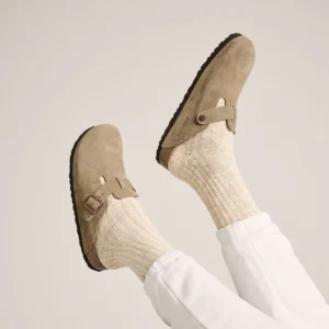 ⁦Birkenstock Boston Taupe – בירקנשטוק בוסטון⁩ – תמונה ⁦4⁩