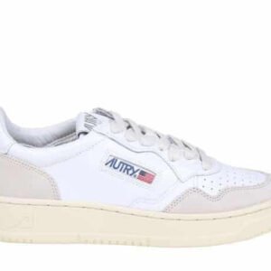 Autry Medalist Low White Suede – תמונה 1