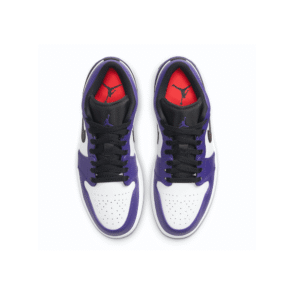 ⁦Nike Air Jordan 1 Low Court Purple White⁩ – תמונה ⁦3⁩