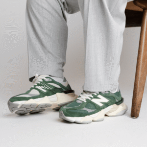 ⁦New Balance 9060 Green Suede - ניו באלנס 9060⁩ – תמונה ⁦4⁩