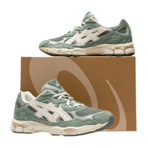 ⁦Asics Gel NYC Smoke Green – נעלי אסיקס⁩ – תמונה ⁦5⁩