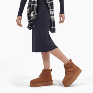 ⁦UGG Platform Chukka Brown⁩ – תמונה ⁦4⁩