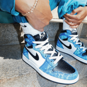 ⁦Nike Air Jordan 1 High Tie Dye⁩ – תמונה ⁦4⁩