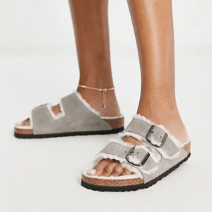 ⁦Birkenstock Arizona Fur Grey⁩ – תמונה ⁦4⁩