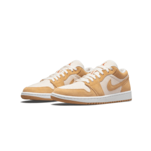 ⁦Air Jordan 1 Low SE Twine Orange Quartz Corduroy (W)⁩ – תמונה ⁦4⁩