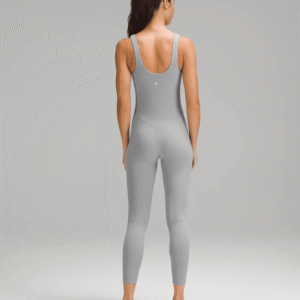 ⁦Lululemon Align Bodysuit 25'' Light Grey - אוברול לולולמון⁩ – תמונה ⁦3⁩
