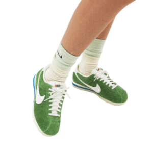 nike cortez Green suede- נעלי נייק – תמונה 3