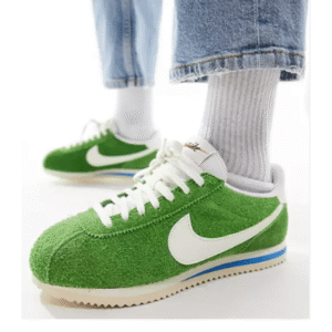 nike cortez Green suede- נעלי נייק – תמונה 4