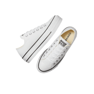 Converse All Stars Low Lift Platform white- נעלי אולסטאר – תמונה 3
