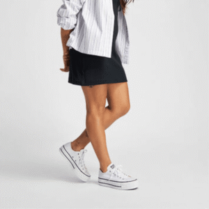 Converse All Stars Low Lift Platform white- נעלי אולסטאר – תמונה 7