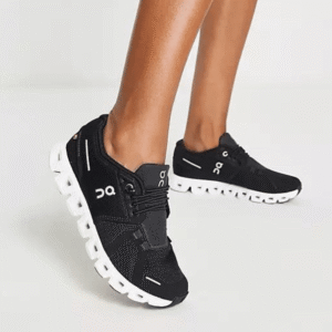 ⁦On Cloud 5 Runing Black and white - נעלי און קלאוד⁩ – תמונה ⁦6⁩