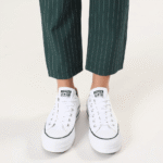 ⁦Converse All Stars Low Lift Platform white- נעלי אולסטאר⁩ – תמונה ⁦9⁩