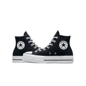 ⁦Converse All Stars Lift Platform High Black - נעלי אולסטאר פלטפורמה⁩ – תמונה ⁦4⁩