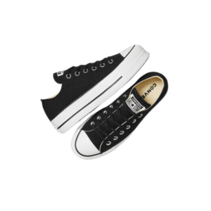⁦Converse All Stars Low Lift Platform Black - נעלי אולסטאר⁩ – תמונה ⁦4⁩