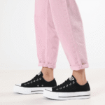 ⁦Converse All Stars Low Lift Platform Black - נעלי אולסטאר⁩ – תמונה ⁦6⁩