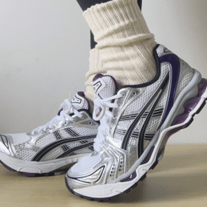 ASICS Gel-Kayano 14 White Dark Grape – נעלי אסיקס – תמונה 7