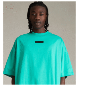 "Essentials T Shirt "Mint Leaf – תמונה 2