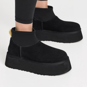 ⁦UGG Classic Mini Dipper Black- נעלי האג⁩ – תמונה ⁦5⁩