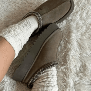 UGG Tazz Platform Dark Brown - כפכפי האג טאז – תמונה 5