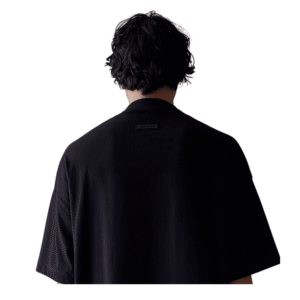 ⁦Fear of God Essentials Jet Black T-Shirt⁩ – תמונה ⁦4⁩