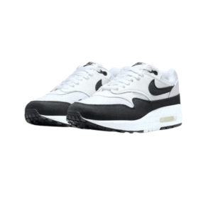 ⁦Nike Air Max 1 White Black - נייק איר מקס 1⁩ – תמונה ⁦4⁩