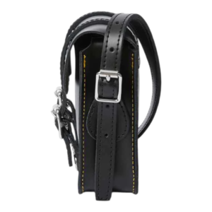 ⁦Dr. Martens Leather Crossbody Bag 7" Satchel Black תיק צד מעור⁩ – תמונה ⁦7⁩