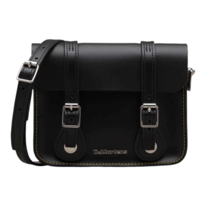⁦Dr. Martens Leather Crossbody Bag 7" Satchel Black תיק צד מעור⁩ – תמונה ⁦6⁩