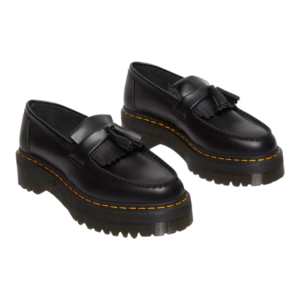 ⁦Dr. Martens Adrian Quad Black נעלי לופר פלטפורמה⁩ – תמונה ⁦10⁩