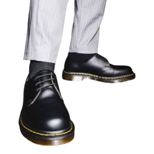 ⁦Dr. Martens 3 Eye Gibson Smooth Black נעלי יוניסקס⁩ – תמונה ⁦10⁩