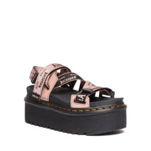 ⁦Dr. Martens Kimber Pink סנדלי פלטפורמה לנשים⁩ – תמונה ⁦1⁩
