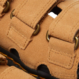 ⁦Dr. Martens Raine Slide Tan VT כפכפי נשים⁩ – תמונה ⁦12⁩