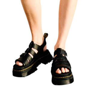 ⁦Dr. Martens Mattison 3S Sandal Black סנדלי נשים⁩ – תמונה ⁦5⁩
