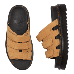 ⁦Dr. Martens Raine Slide Tan VT כפכפי נשים⁩ – תמונה ⁦13⁩