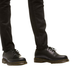 ⁦Dr. Martens 3 Eye Gibson Smooth Black נעלי יוניסקס⁩ – תמונה ⁦6⁩