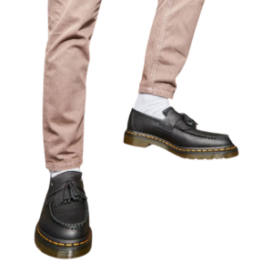 ⁦Dr. Martens Adrian Quad Black נעלי לופר פלטפורמה⁩ – תמונה ⁦7⁩