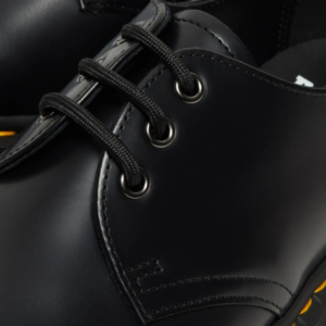 ⁦Dr. Martens 1461 Quad 3 Eye Shoe Polished Smooth Black נעלי יוניסקס⁩ – תמונה ⁦9⁩