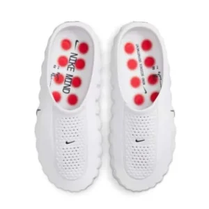 ⁦Nike Mind 001 Slide White Speed Red נעלי סלייד יוניסקס⁩ – תמונה ⁦4⁩