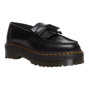 ⁦Dr. Martens Adrian Quad Black נעלי לופר פלטפורמה⁩ – תמונה ⁦1⁩