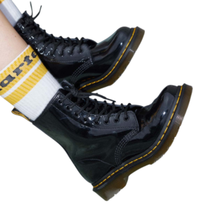 ⁦Dr. Martens Pascal Boot Black 1460 מגפי עור לנשים ולגברים⁩ – תמונה ⁦43⁩