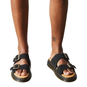 ⁦Dr. Martens Josef Slide Black כפכפי יוניסקס⁩ – תמונה ⁦23⁩