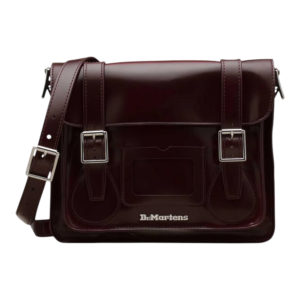⁦Dr. Martens Classic Vegan Satchel Bag Cherry Red תיק צד טבעוני⁩ – תמונה ⁦2⁩