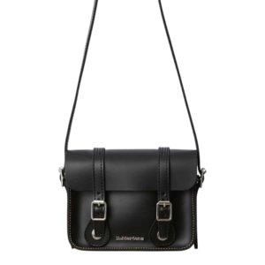 ⁦Dr. Martens Leather Crossbody Bag 7" Satchel Black תיק צד מעור⁩ – תמונה ⁦12⁩