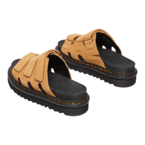 ⁦Dr. Martens Raine Slide Tan VT כפכפי נשים⁩ – תמונה ⁦20⁩