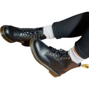 ⁦Dr. Martens Pascal Boot Black 1460 מגפי עור לנשים ולגברים⁩ – תמונה ⁦49⁩