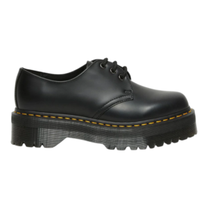 ⁦Dr. Martens 1461 Quad 3 Eye Shoe Polished Smooth Black נעלי יוניסקס⁩ – תמונה ⁦16⁩