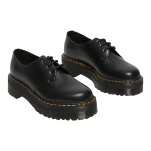 ⁦Dr. Martens 1461 Quad 3 Eye Shoe Polished Smooth Black נעלי יוניסקס⁩ – תמונה ⁦15⁩