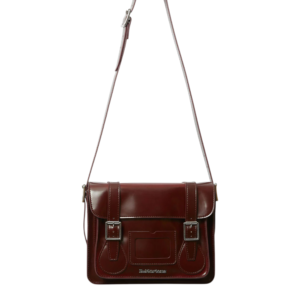 ⁦Dr. Martens Classic Vegan Satchel Bag Cherry Red תיק צד טבעוני⁩ – תמונה ⁦6⁩